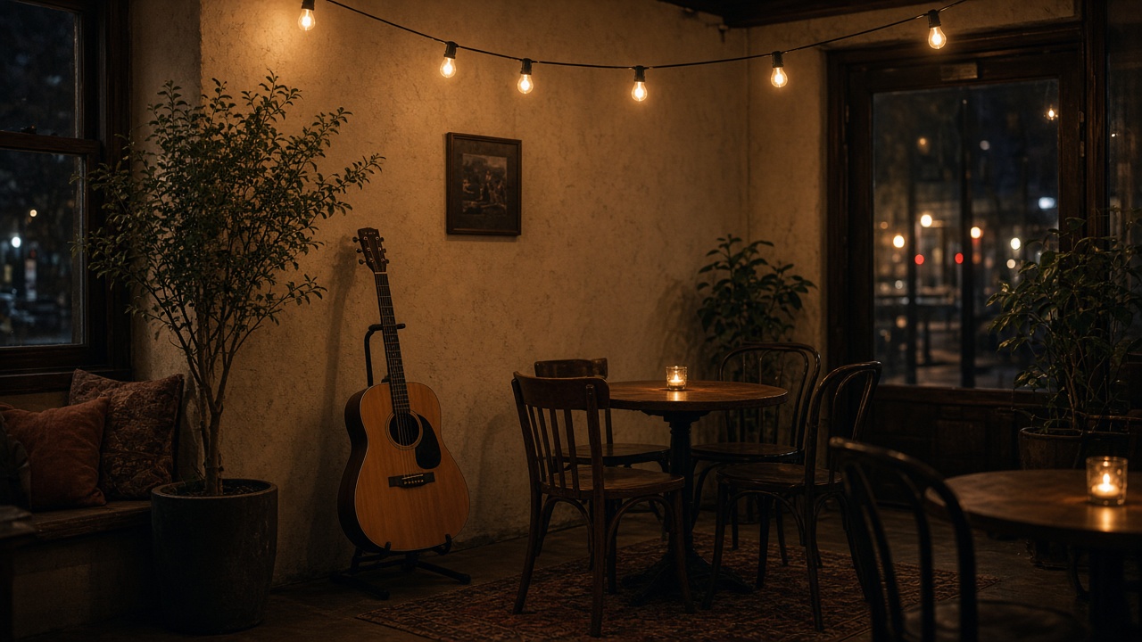 Café music ambiance